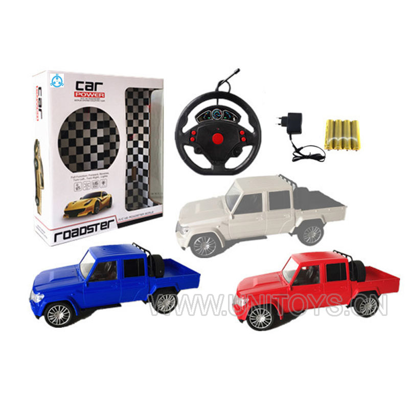 1:16方向盘遥控器四通遥控车（包电/充电器）