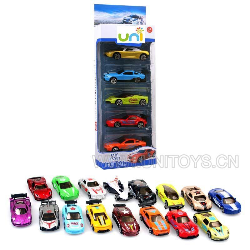 5款/盒1:64合金滑行车套庄