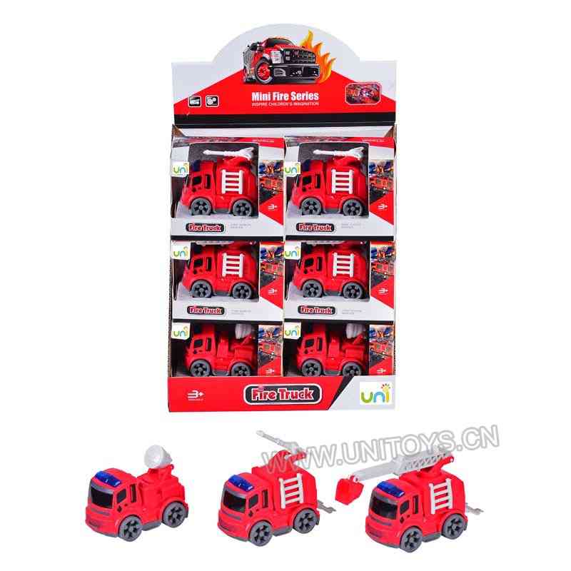 3款混装12只/盒惯性消防车套庄
