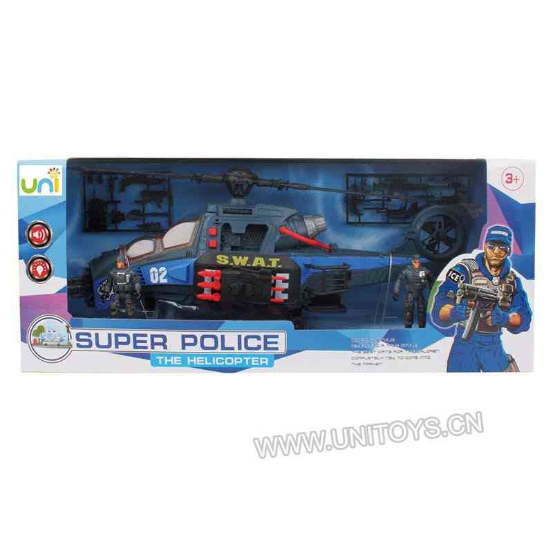 带灯光音乐警察滑轮直升飞机套庄