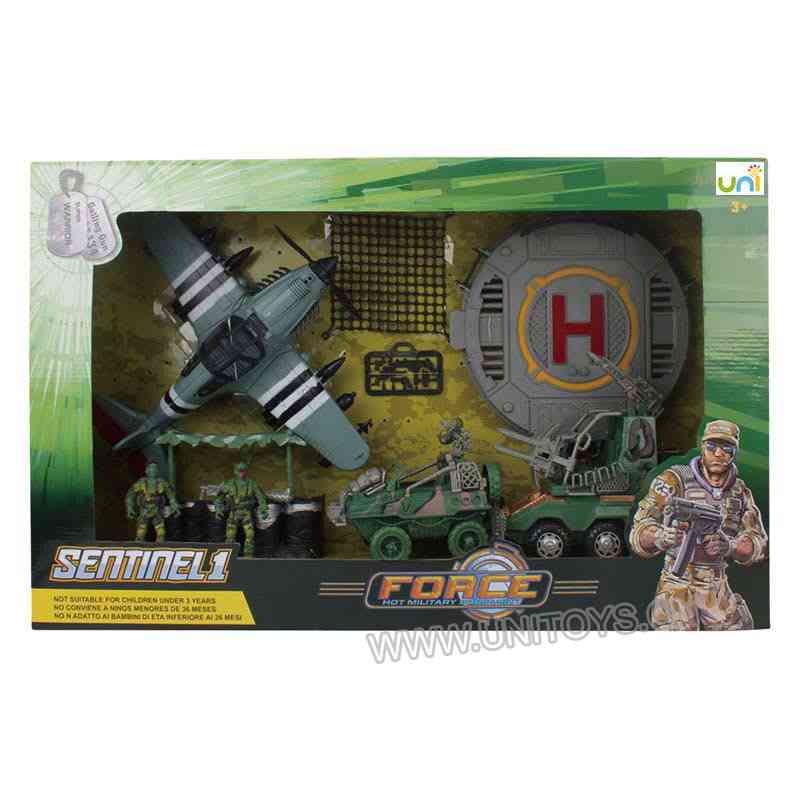 滑轮特种部队套庄（飞机/停机坪/2车/士兵等）